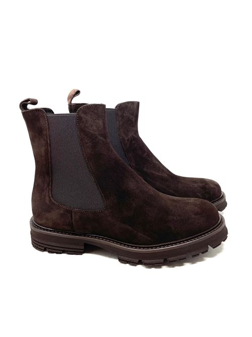 Chelsea-Boots für Damen mit Plateausohle IL LACCIO | K134201CAMOSCIOT.MORO